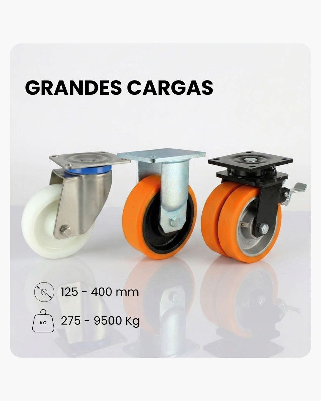 RUEDA INDUSTRIAL GRANDES CARGAS